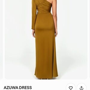 Azuwa One-Shoulder Maxi Dress in Mustard NWT